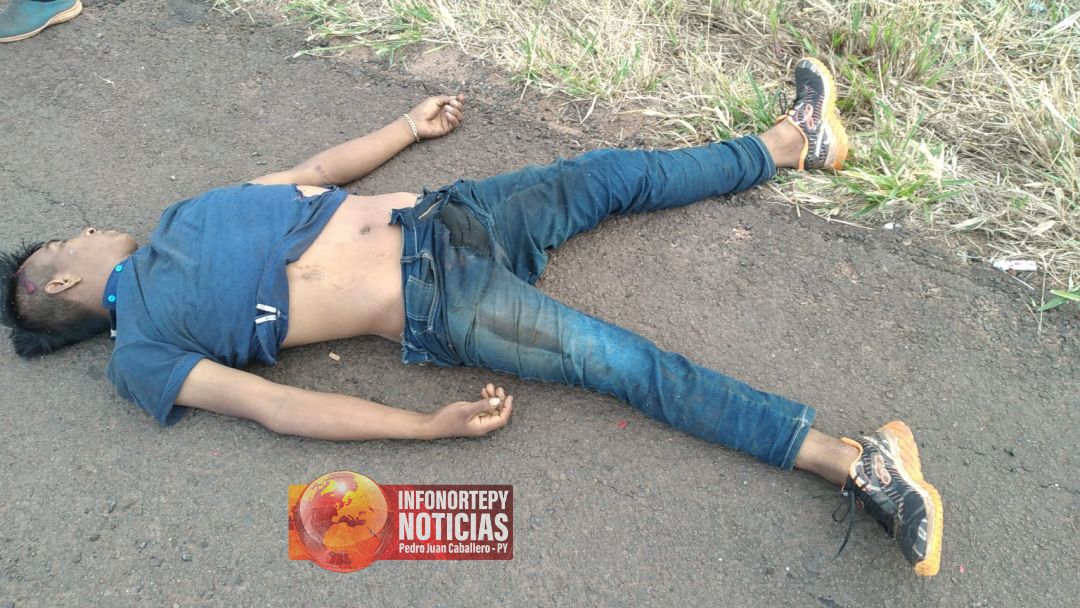 Hallan cadáver de un indígena quien fue atropellado sobre la Ruta PY05.
