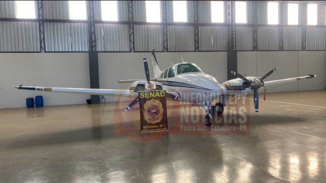 SENAD allanó aeropuerto de Zanja Pyta e incautó avioneta