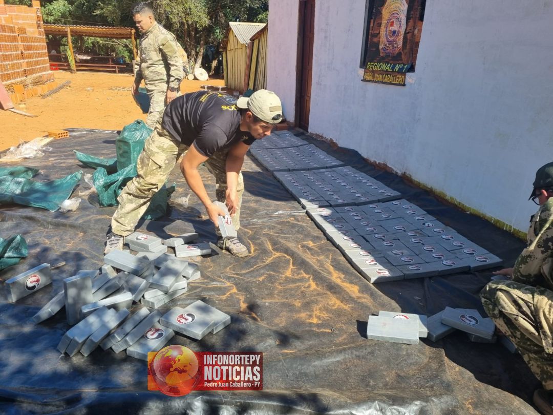 SENAD incautó más de 321 kilos de cocaína en Fortuna Guazú