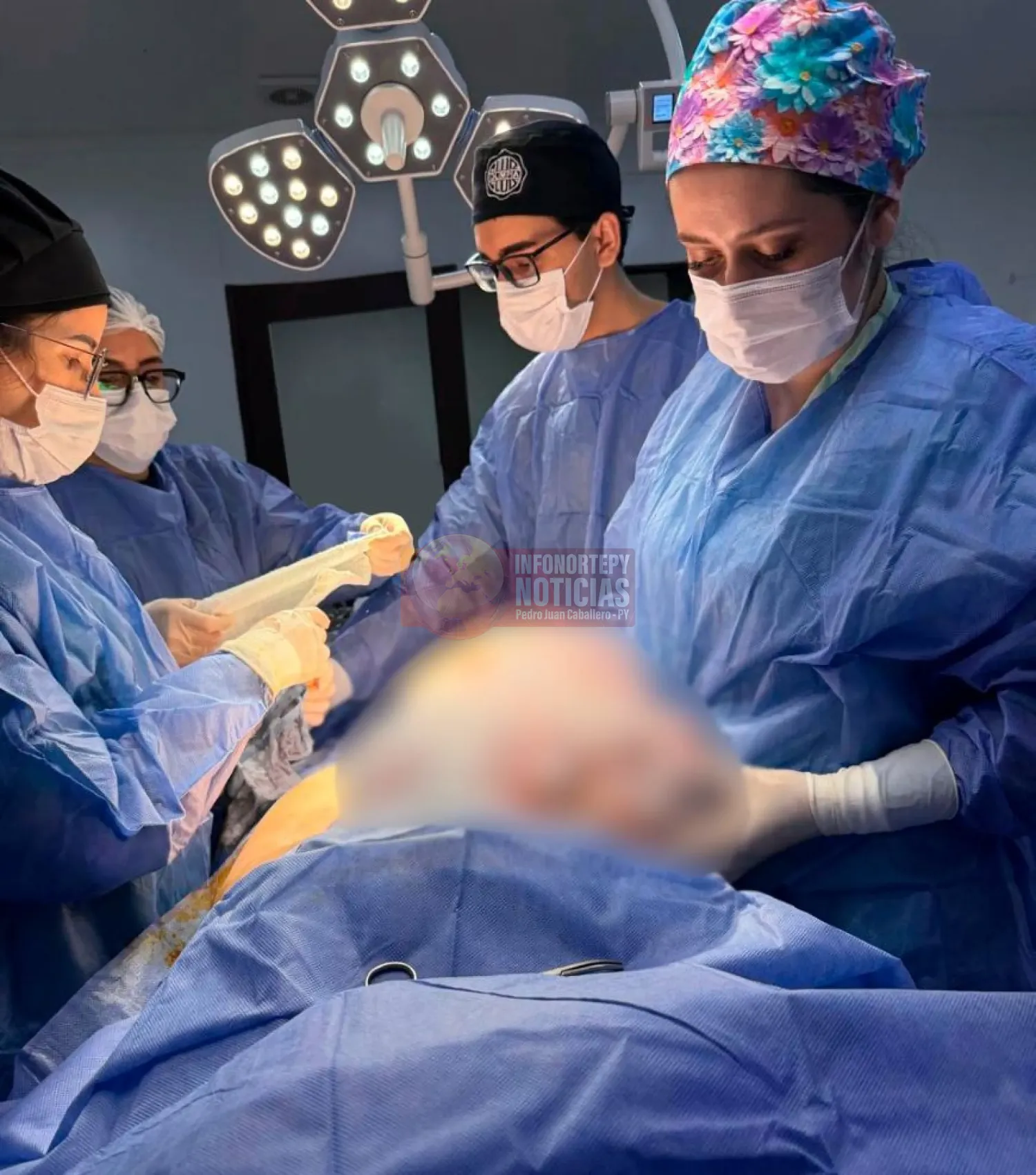 Médicos extirpan un tumor ovárico de 11 kilos en Pedro Juan