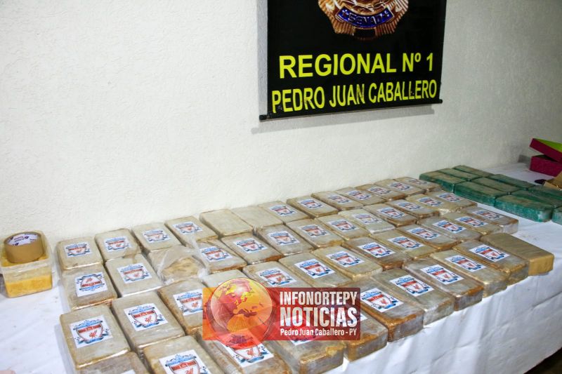 Senad incauta más de 215 kilos de cocaína en Pedro Juan Caballero