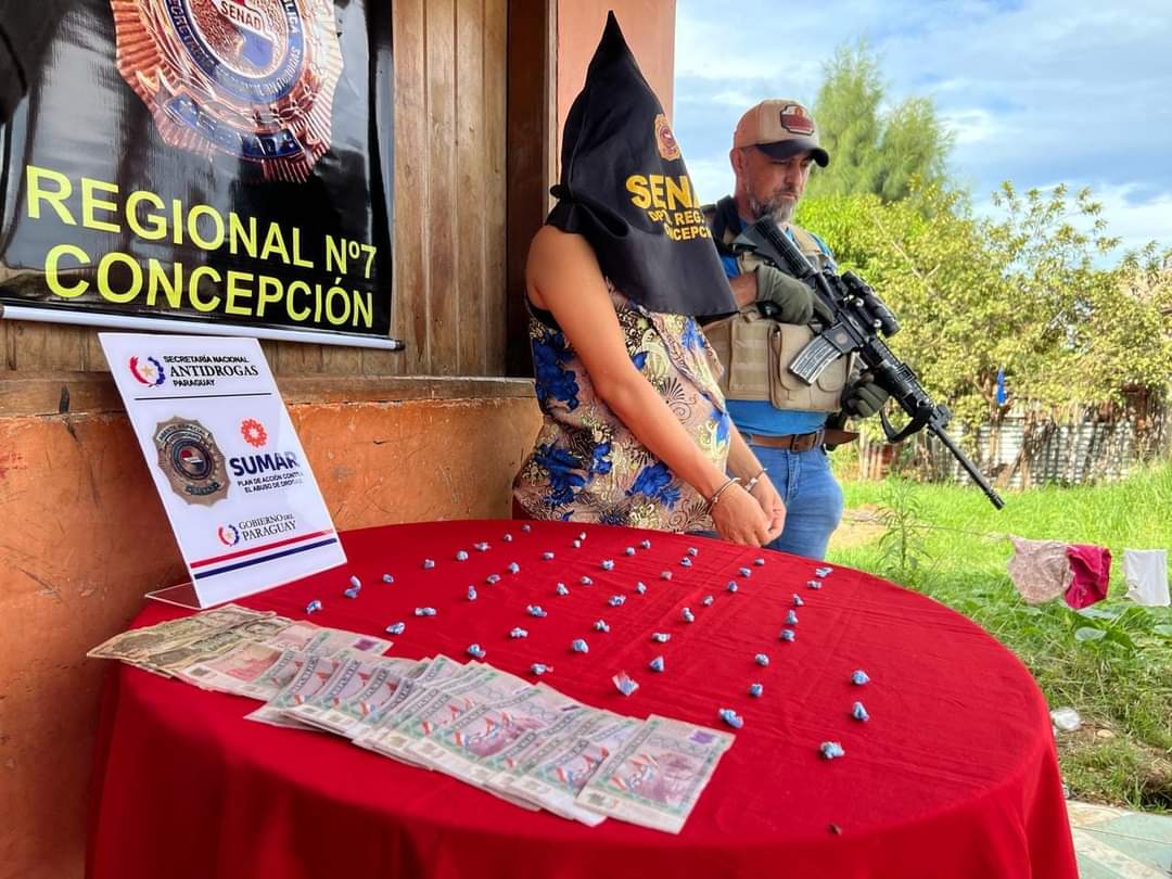 Detienen a una embarazada vendedora de drogas en Concepción