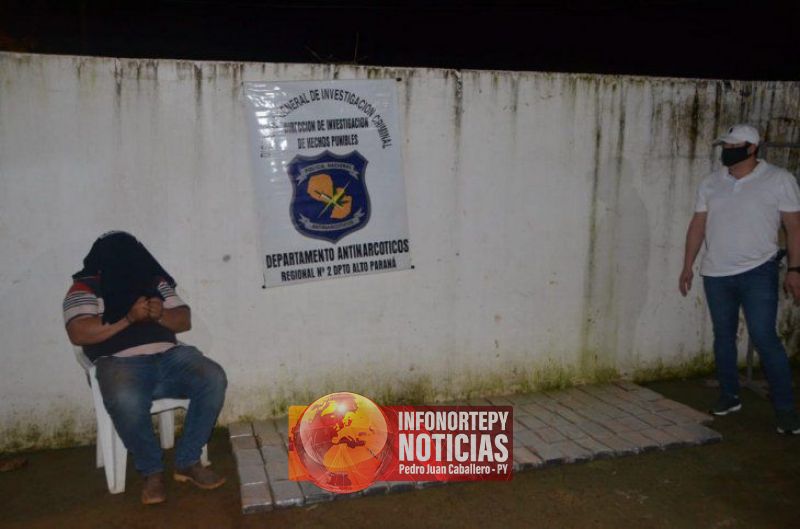 Chófer Pedrojuanino cae con casi 100 kilos de cocaína en Alto Paraná