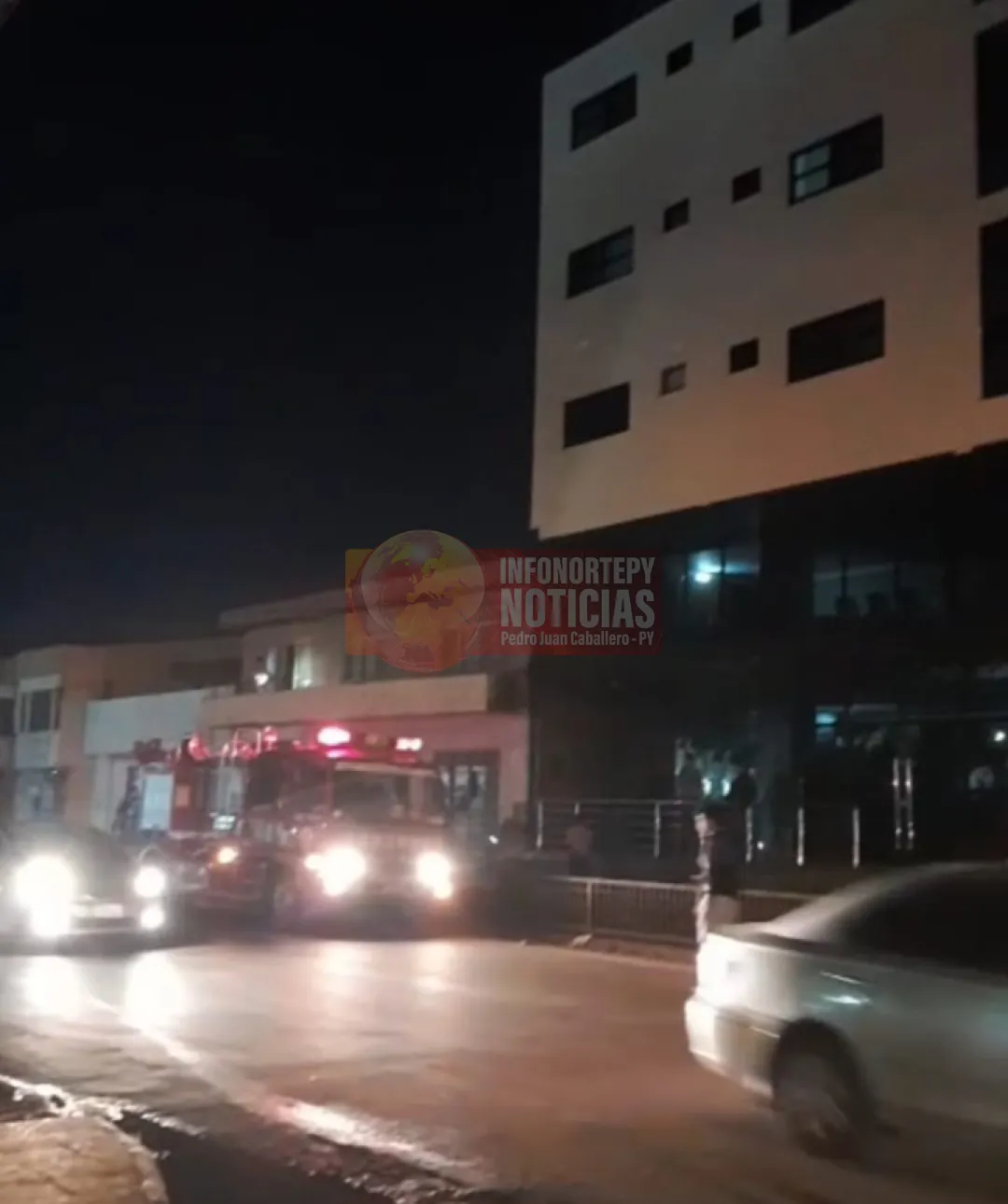 Bomberos evitaron incendio de un hotel en Pedro Juan