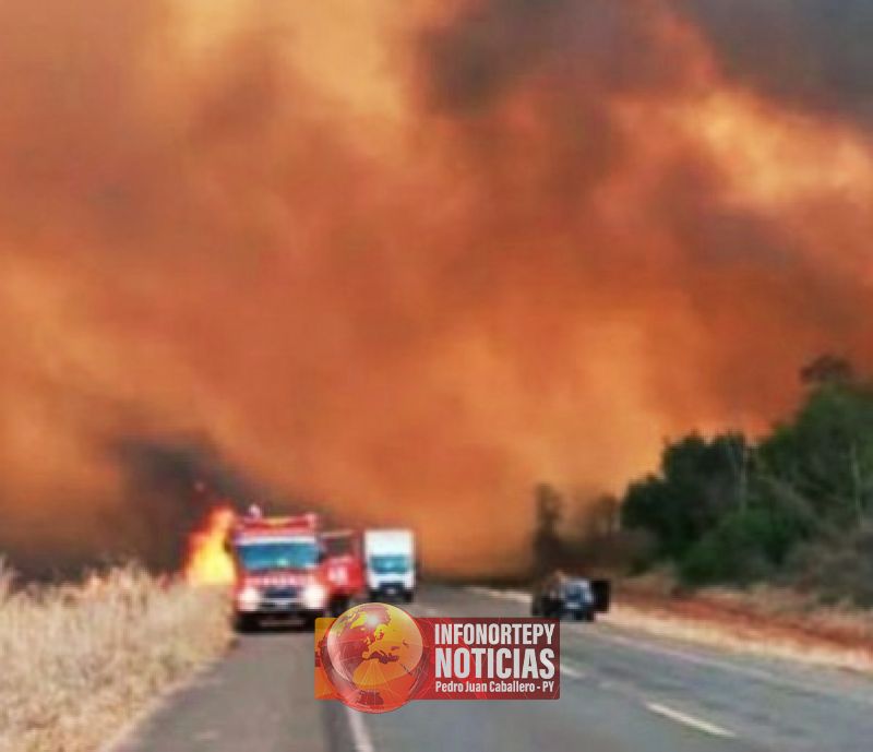 Piden evacuar a población aledaña al Parque Cerro Corá