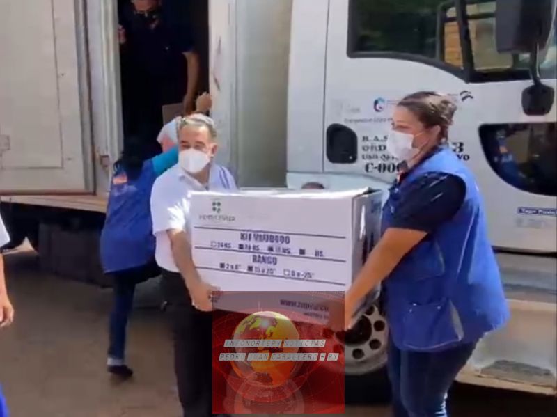 220 dosis más de vacunas contra el Covid serán entregados al Hospital de Pedro Juan