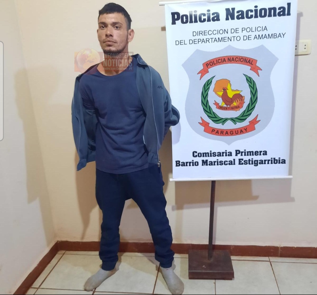 Detienen a un supuesto autor de hurtos de motocicletas en Pedro Juan