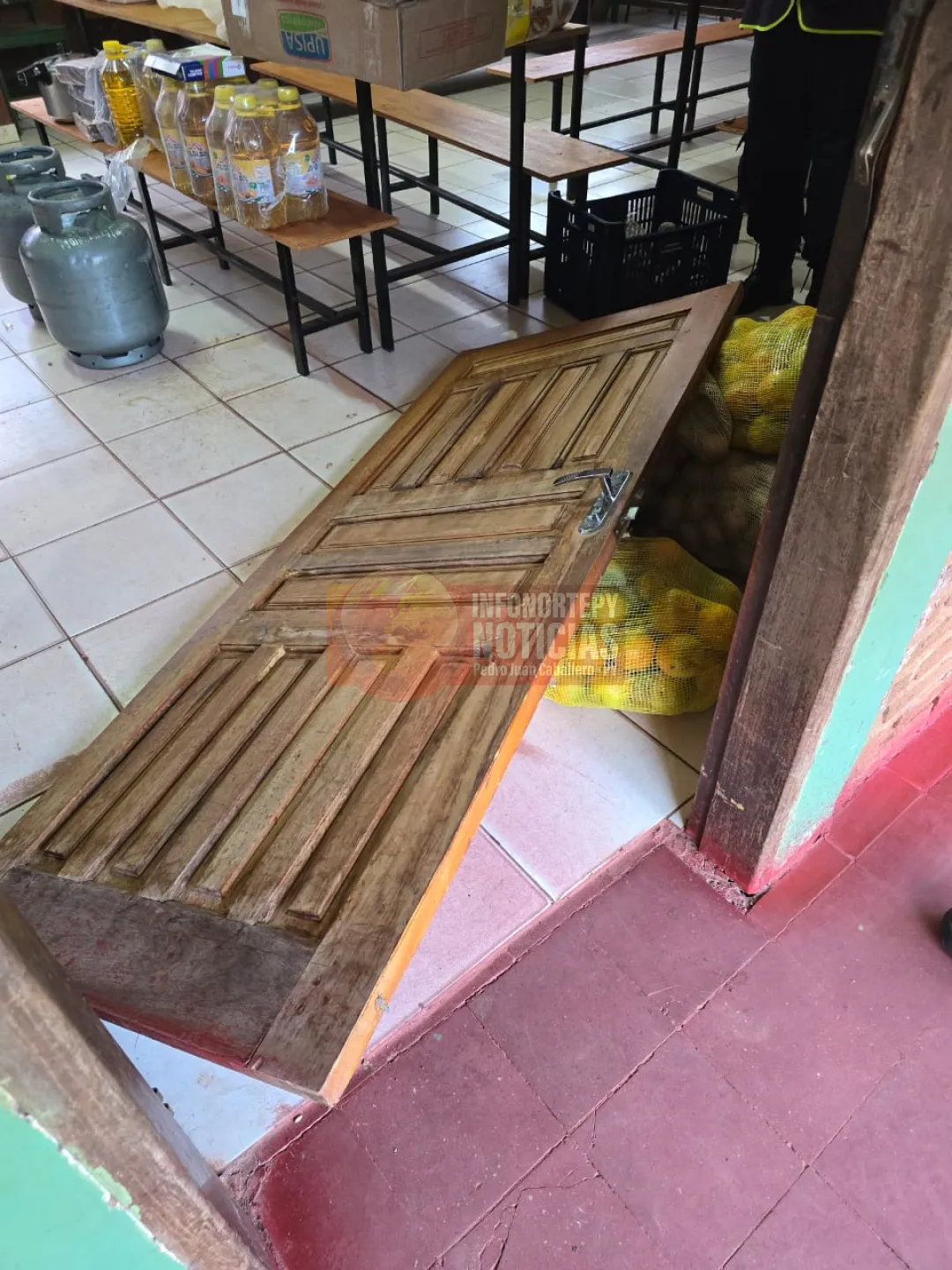 Roban insumos destinados al almuerzo escolar en Pedro Juan