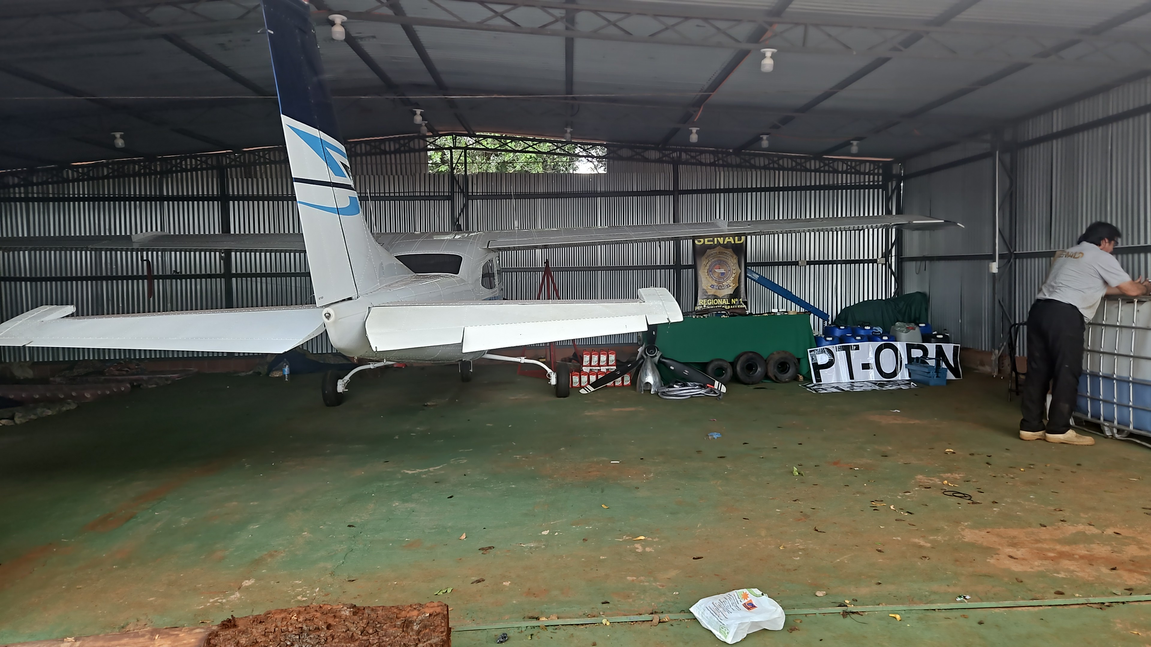 Hallan pistas clandestinas y aeronave narco de "Bugaõ" en zona del Cerro Guazú