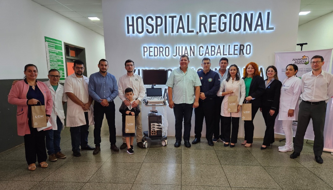 Gobernador entregó moderno Ecográfo al Hospital de Pedro Juan
