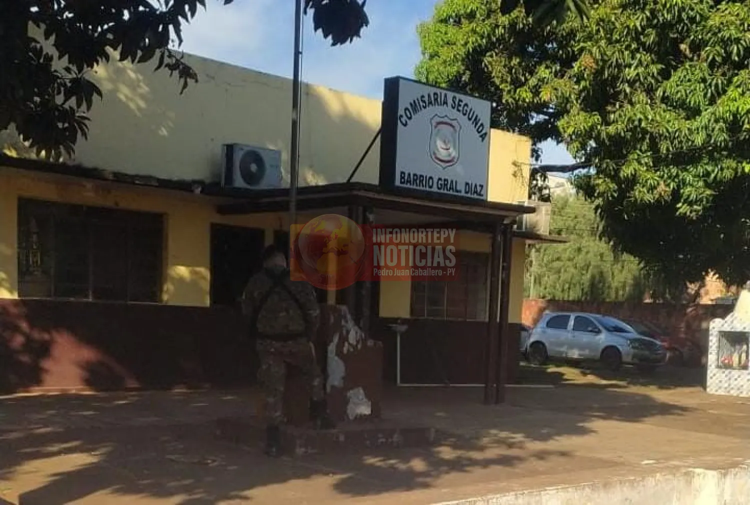 Brasileño agredió a policias tras ser verificado en Pedro Juan