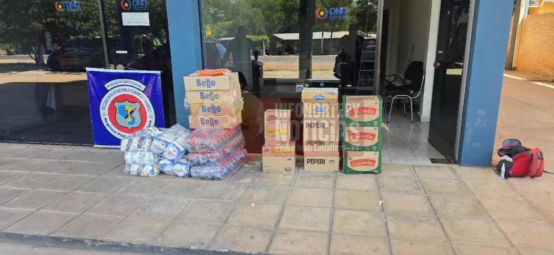 Incautación de Mercaderías Contrabandeadas en Cruce Bella Vista