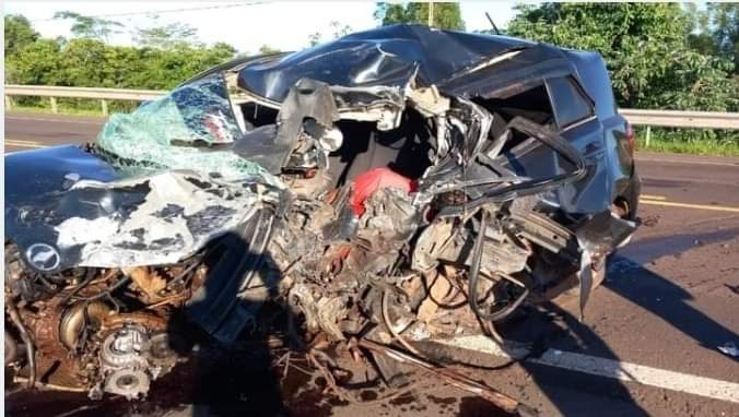 Dos fallecidos en choque frontal en Yby Yaú.