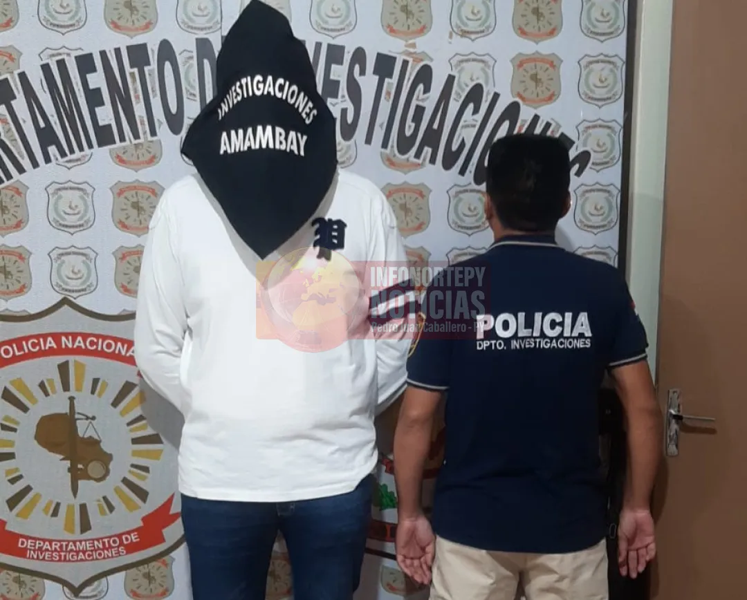 Detienen a hombre con vehículo y millonaria suma de dinero en Pedro Juan