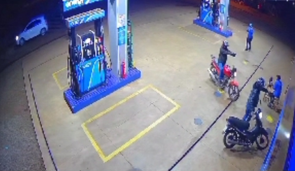 Delincuentes asaltaron surtidor en Pedro Juan
