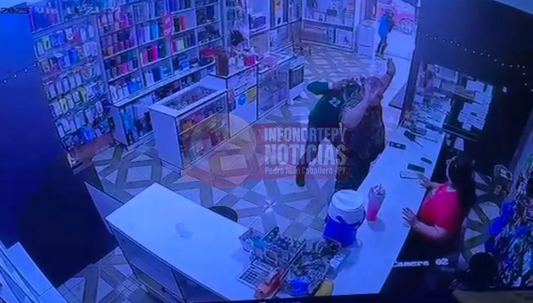 Asaltan comercio en Pedro Juan donde se encontraba un Comisario