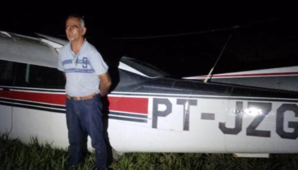 Piloto de Ponta Porã fue detenido 420 kilos de cocaína.