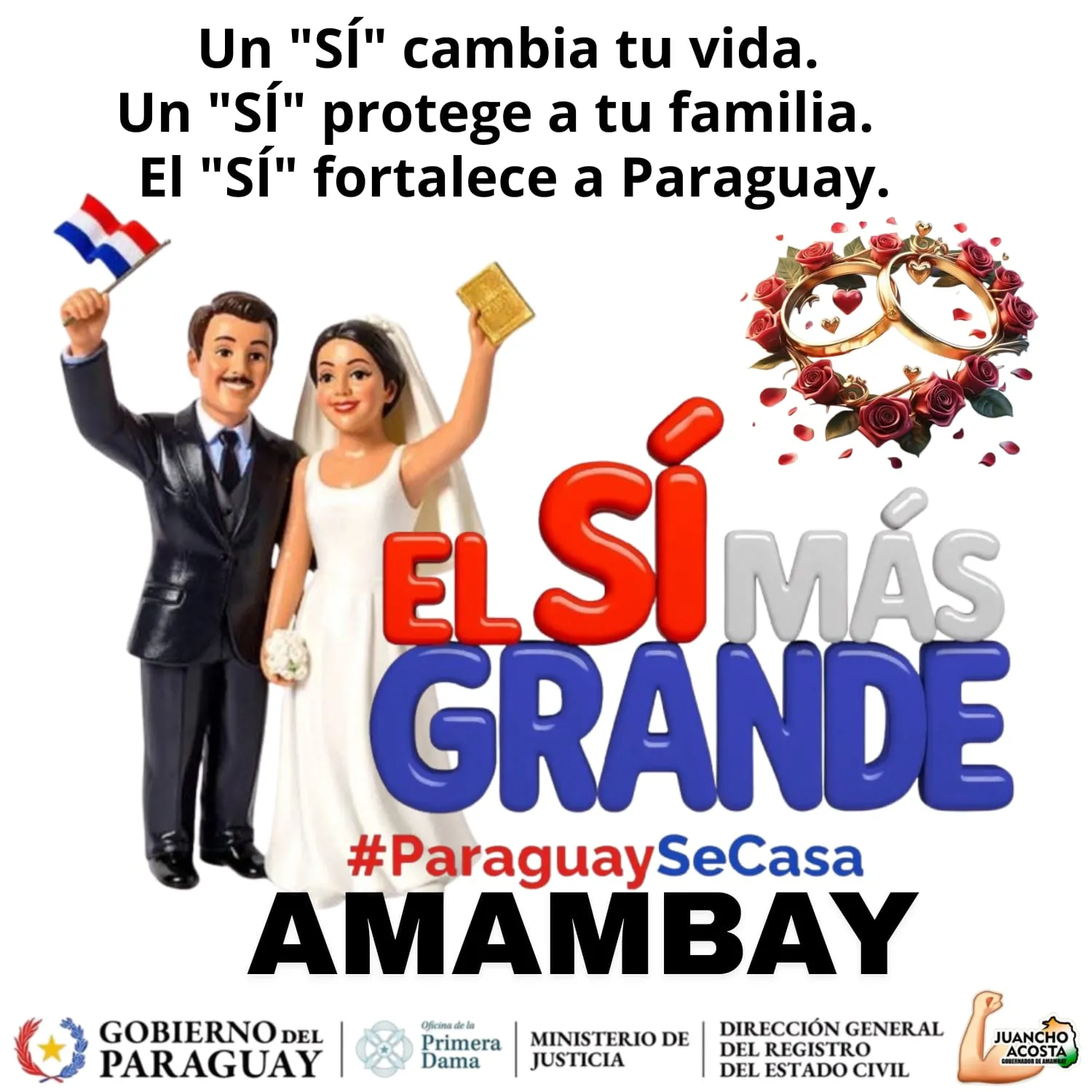 "Paraguay Se Casa": Invitan al histórico casamiento comunitario "El Sí Más Grande" en Pedro Juan