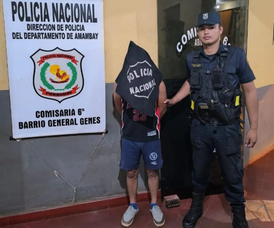 Detenido por apropiación de motocicleta y exposición al peligro en el tránsito en Pedro Juan