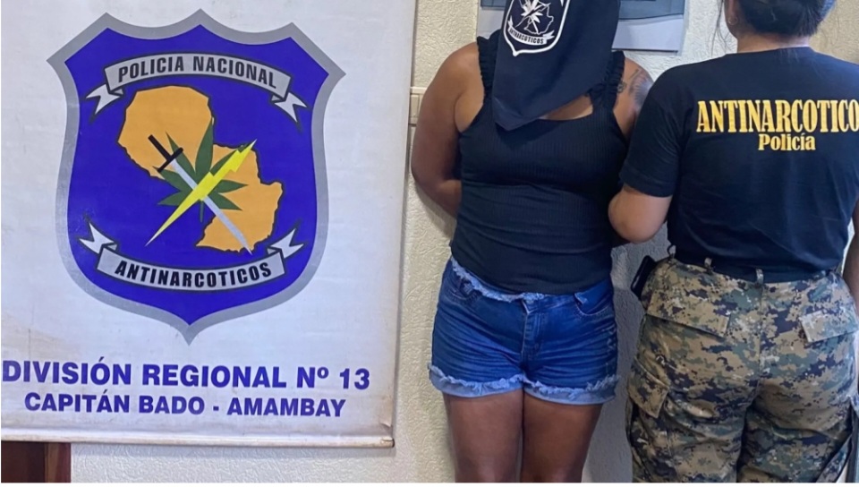 Detienen a distribuidora de drogas en Capitán Bado