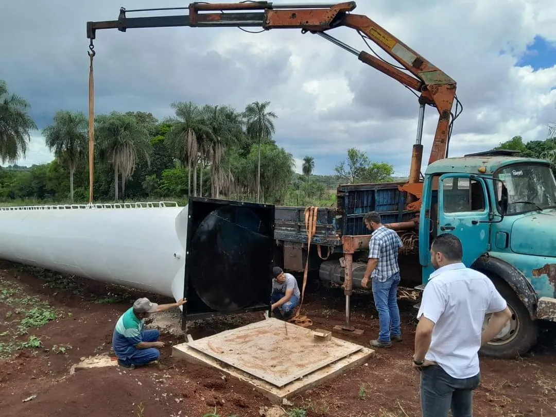 Instalación de tanque de agua en Chirigüelo: Un Paso Hacia el Progreso Comunitario