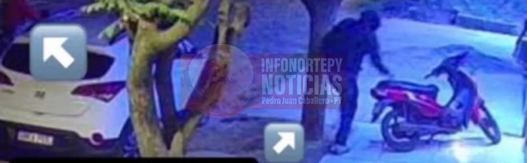 Hurtan motocicleta frente a vivienda en Pedro Juan