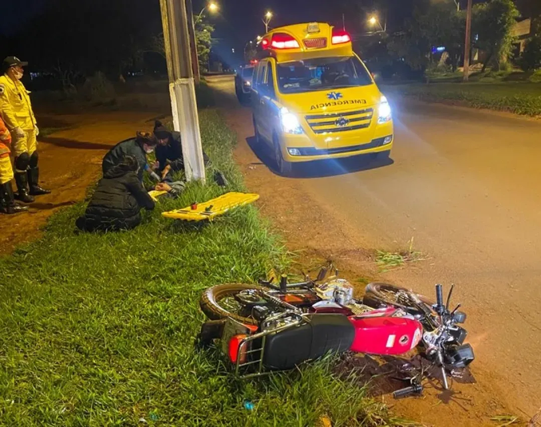 Joven Motociclista Resulta Herido en Pedro Juan