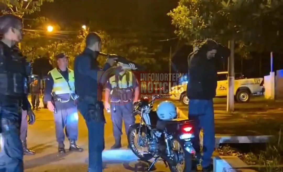 Brasileño detenido en Pedro Juan tras persecución de la Policía Militar de Ponta Porá
