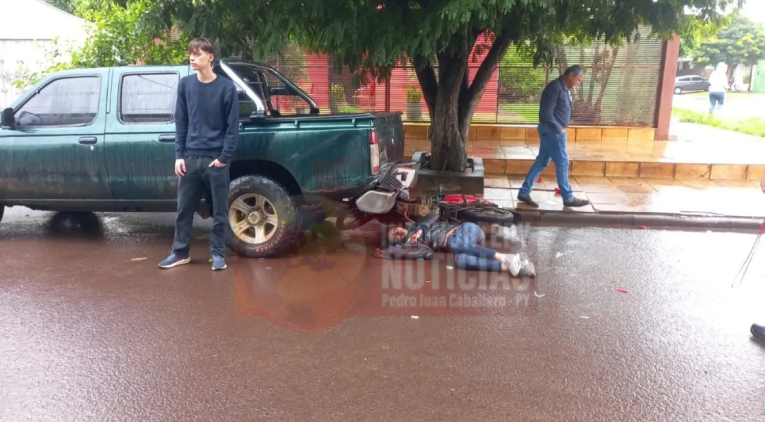 Joven motociclista fallece en trágico accidente en Pedro Juan