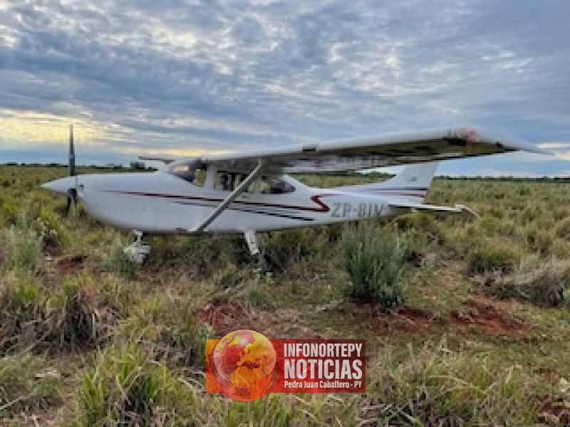 Hallan avioneta robada  en zona de Concepción
