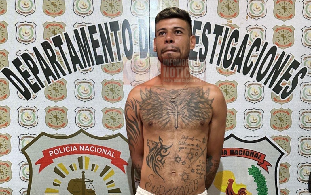 Policia detiene en Pedro Juan a brasileño con tres órdenes captura