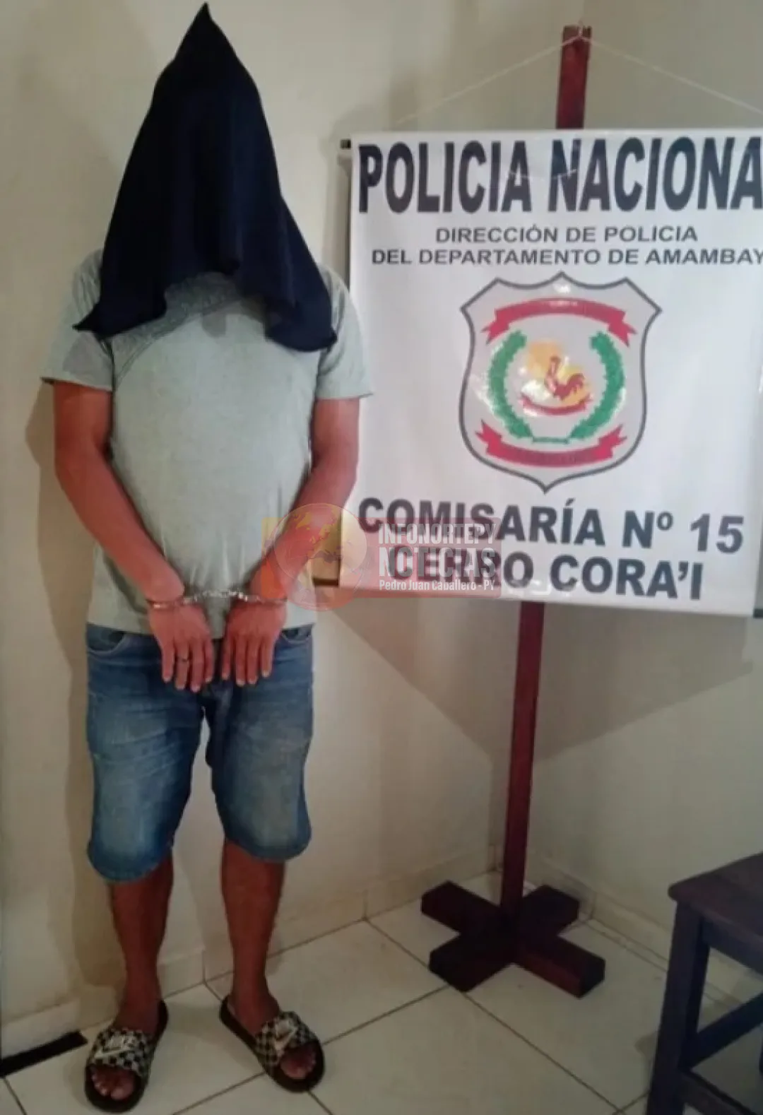Detenido por coacción y amenazas a su expareja en Pedro Juan