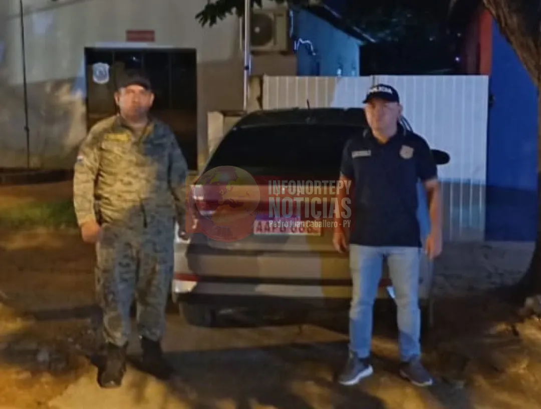 Recuperan en Capitán Bado automóvil hurtado en Asunción