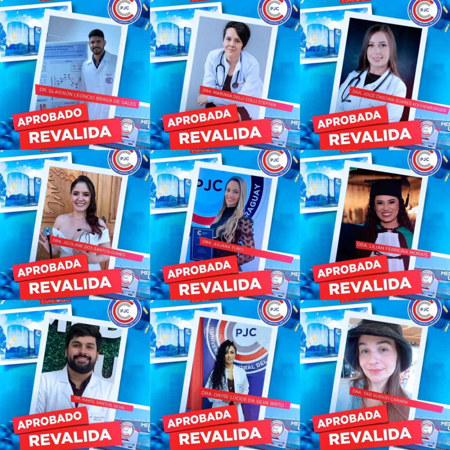 Médicos formados de la UCP lidera aprobación en el Revalida Brasil 2025