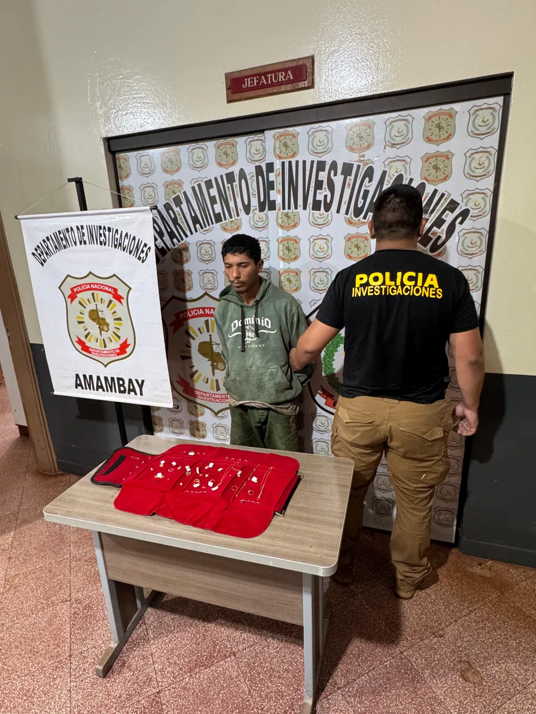 Detención de Ladrón de Semijoyas en Pedro Juan