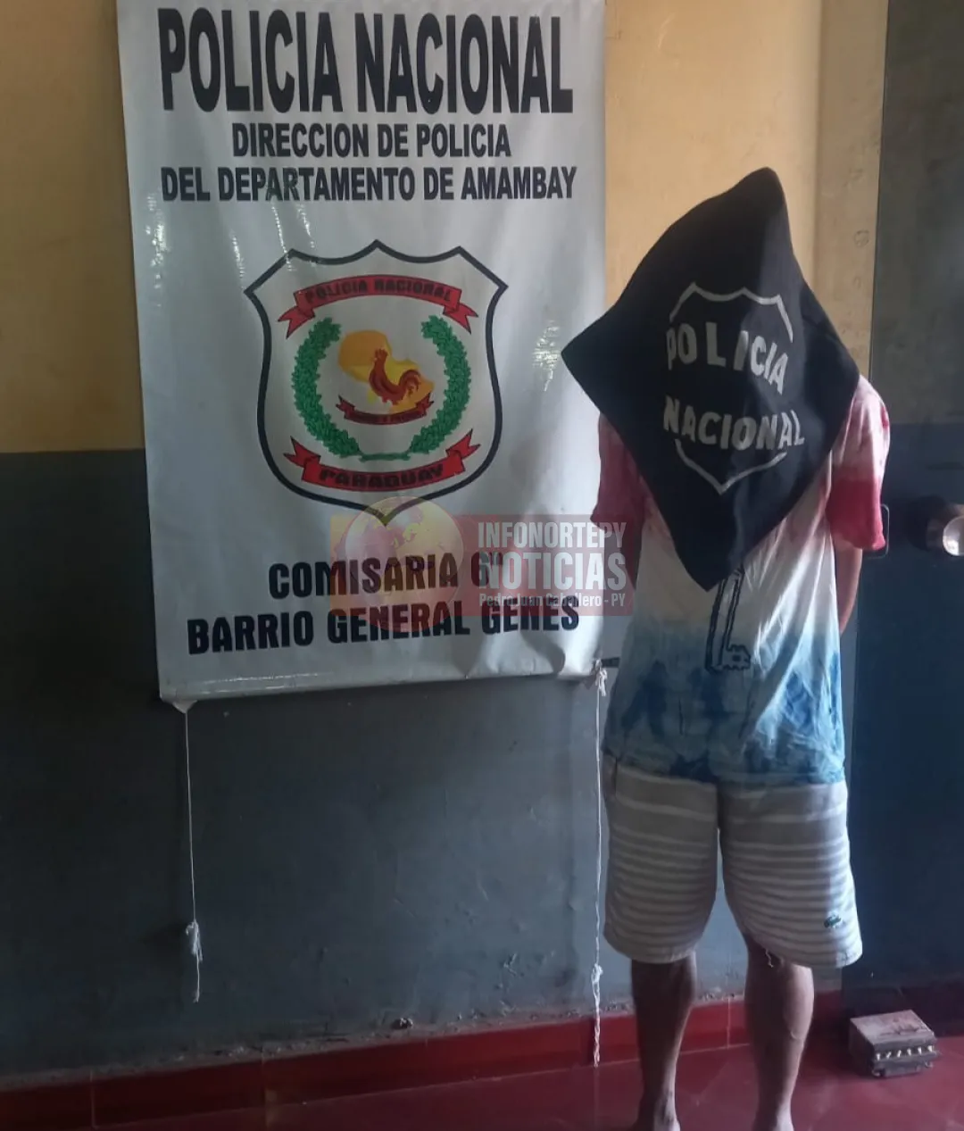 Hombre roba a su amigo tras compartir tragos y es detenido en Pedro Juan