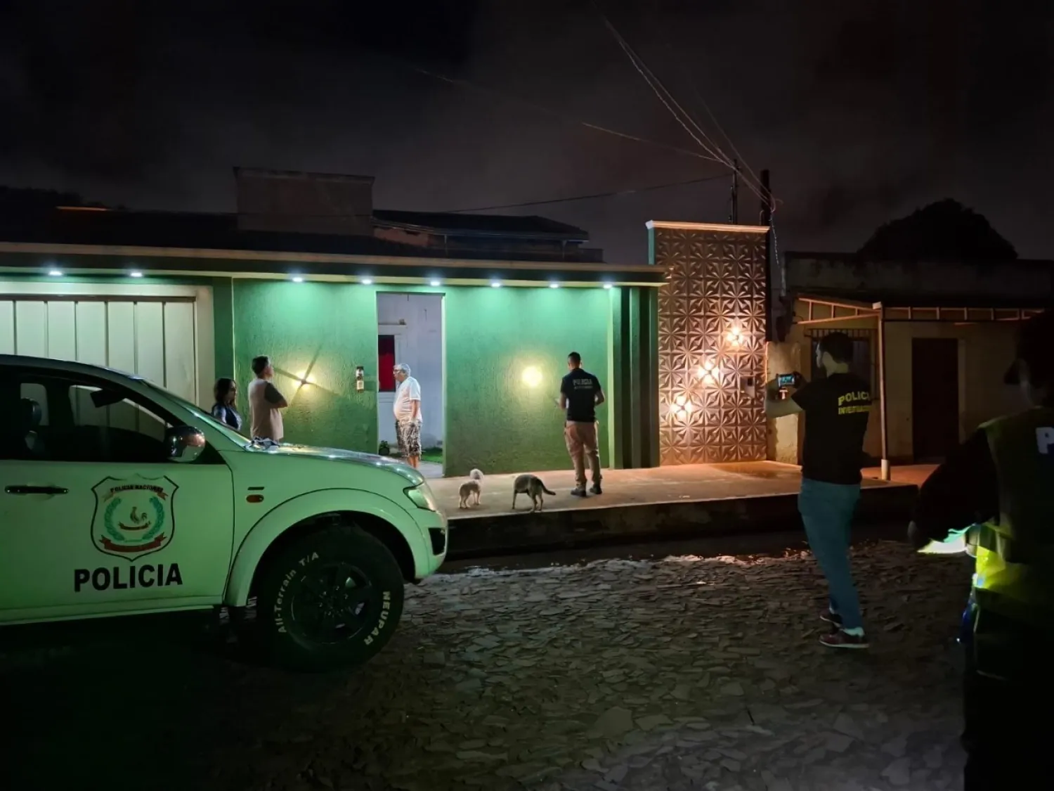 Motociclista dispara contra una vivienda en Pedro Juan