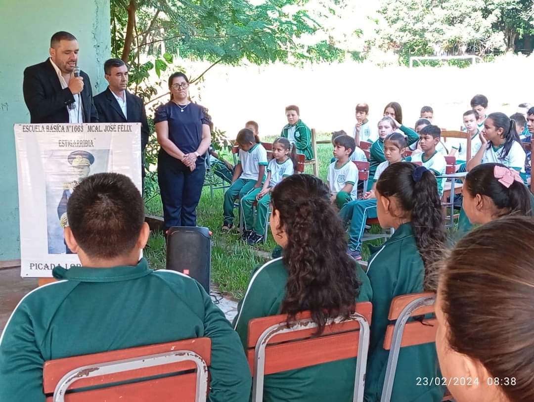Municipalidad de Cerro Corá lanza programa de almuerzo escolar.