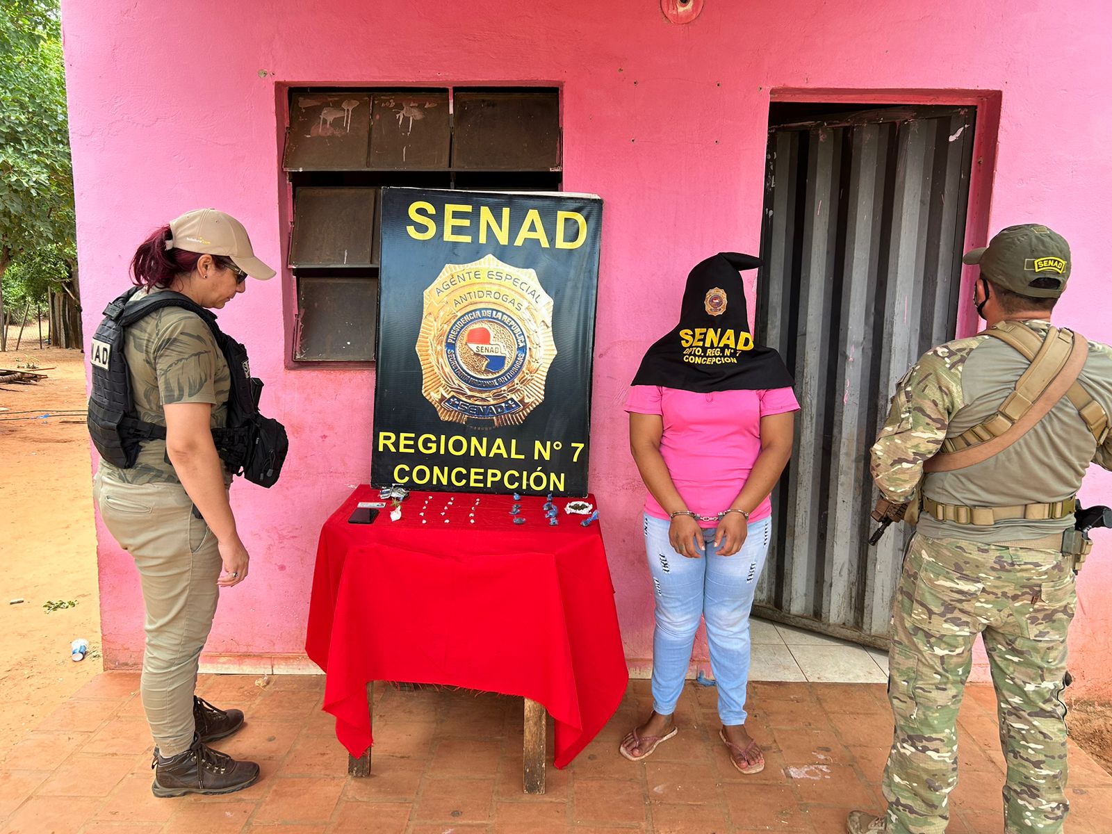 SENAD desarticula foco de distribución de chespi, cocaína y marihuana en Loreto, Concepción