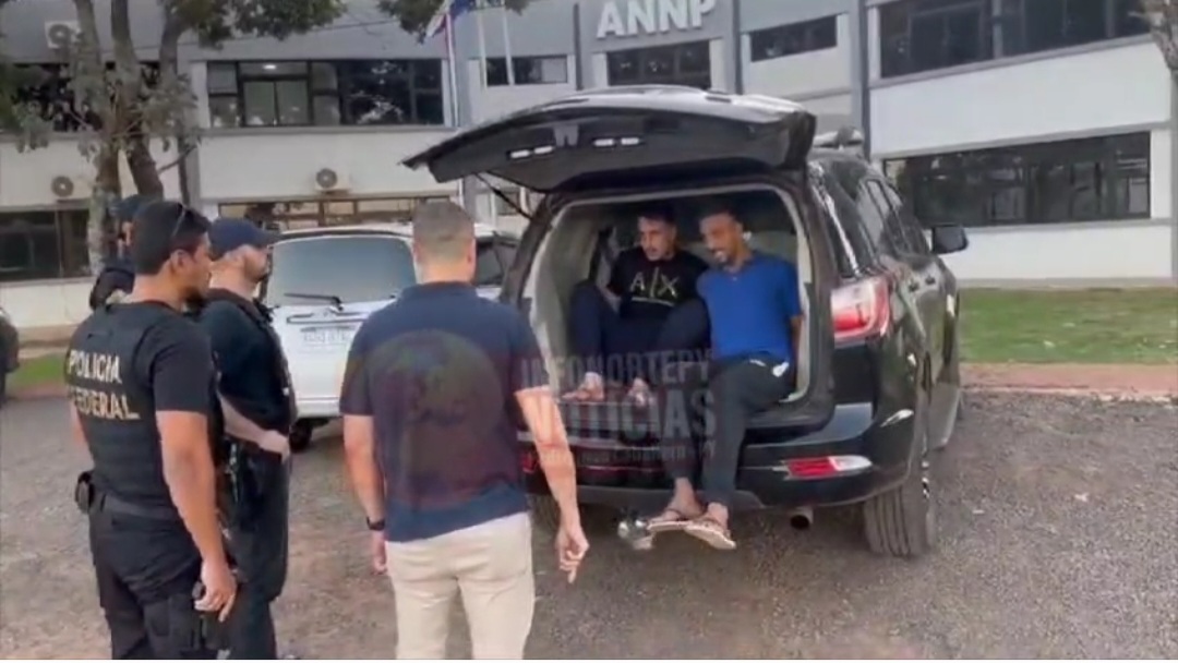 Líderes del PCC detenidos en Pedro Juan son expulsados del país y entregados al Brasil