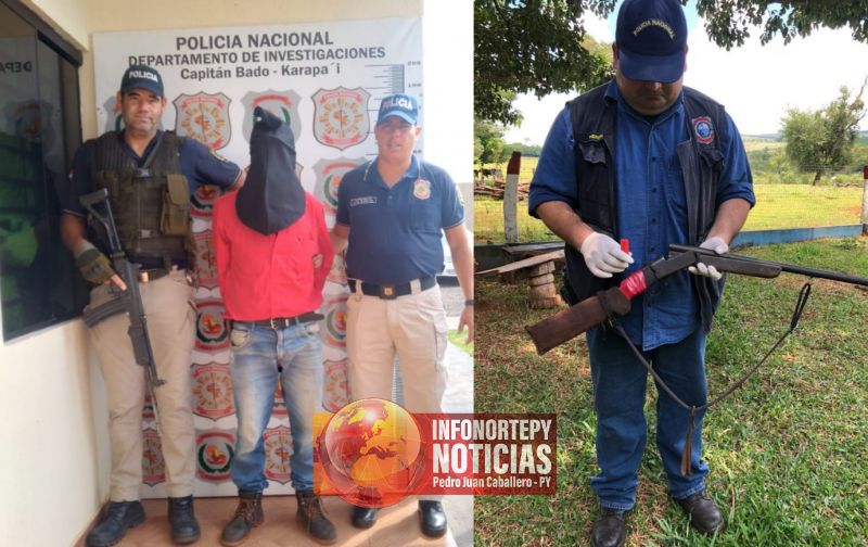 Investigaciones de Capitán Bado detiene a supuesto autor de asesinato