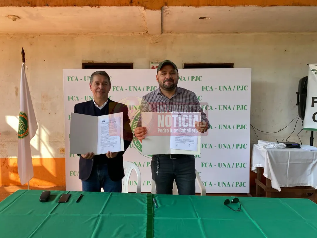 FCA/UNA y Municipalidad de Cerro Corá firman convenio para impulsar desarrollo local