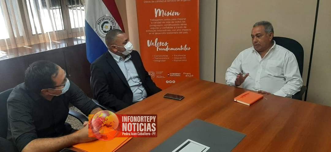 Intendente de Zanja Pyta se reúne en el MOPC y solicita asfaltado de la ruta que une con PJC