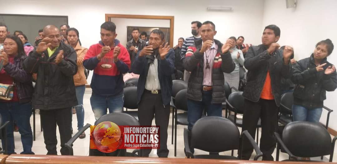 Hablaron con indígenas en Pedro Juan sobre nueva normativa sobre invasión de inmuebles