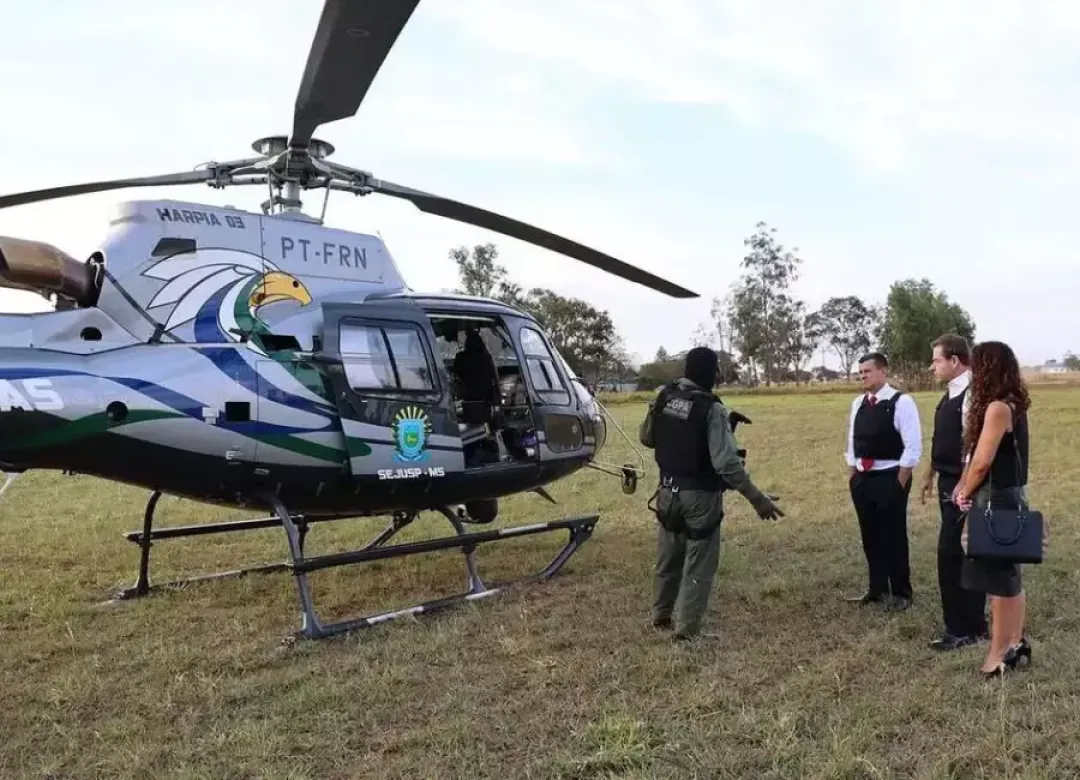 Procuradores de Brasil y SENAD sobrevolaron la frontera en Amambay