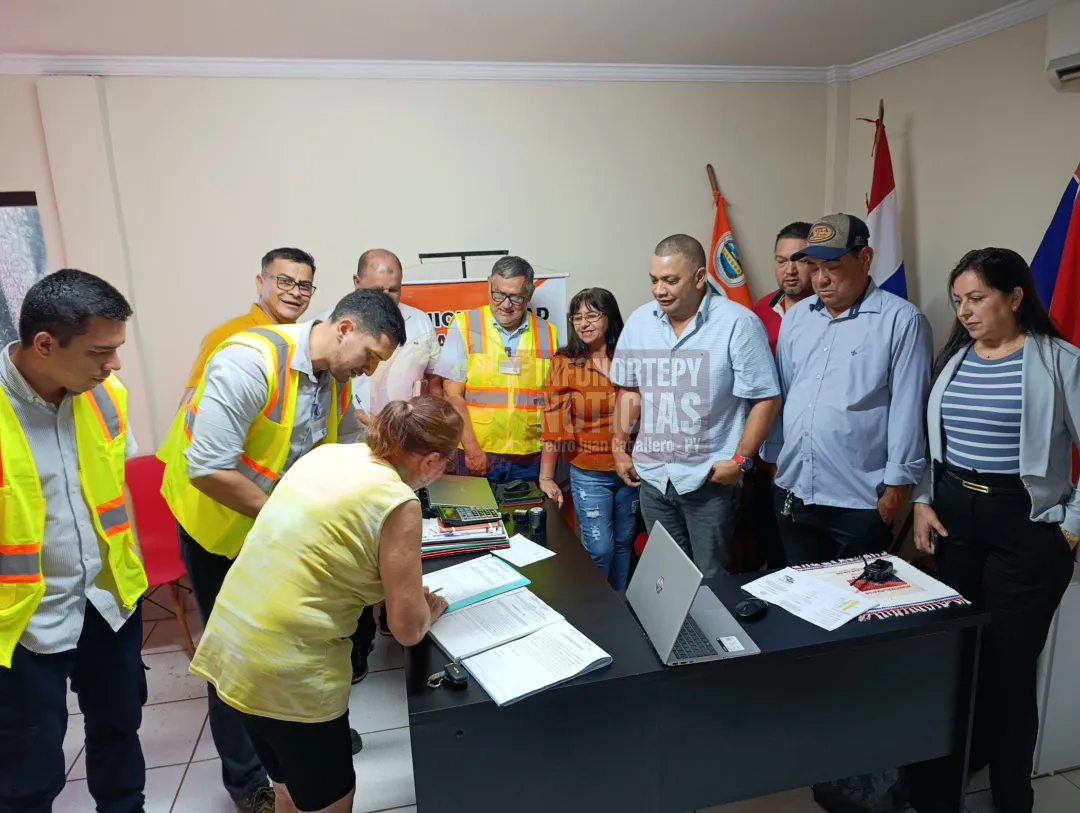 Reunión en Zanja Pytã sobre el inicio de la Ruta de la Soberanía