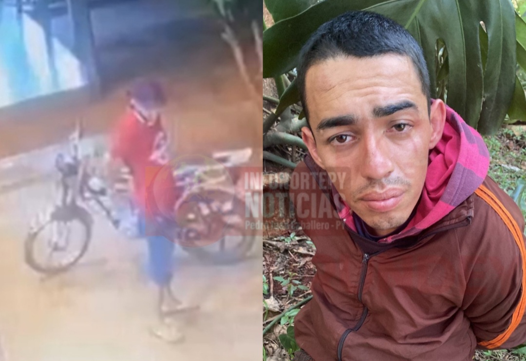 Detienen a "Xeroçinho" por hurtar moto en Pedro Juan