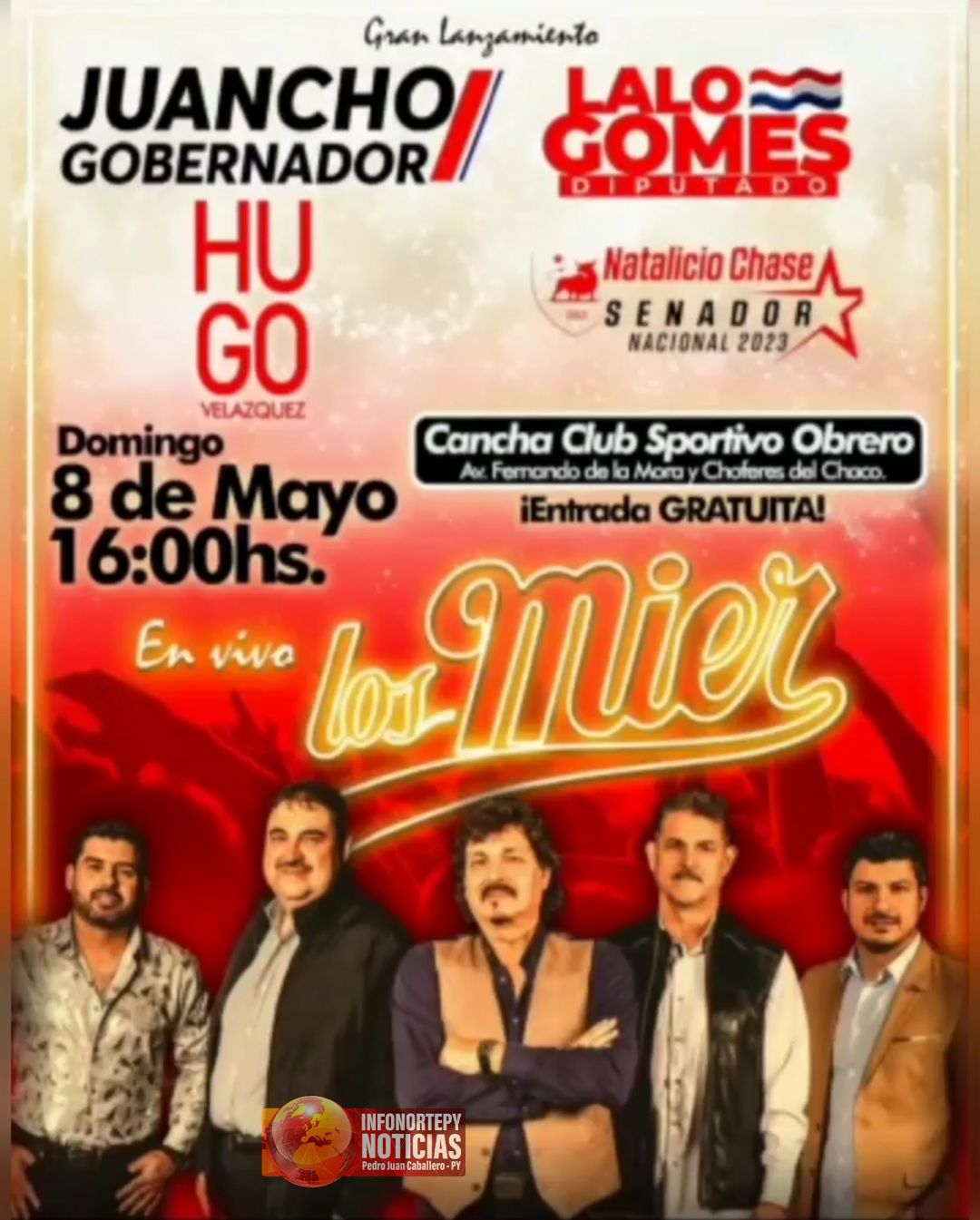 Se llega el Gran Lanzamiento de Juancho Acosta-Lalo Gomes con los Mier
