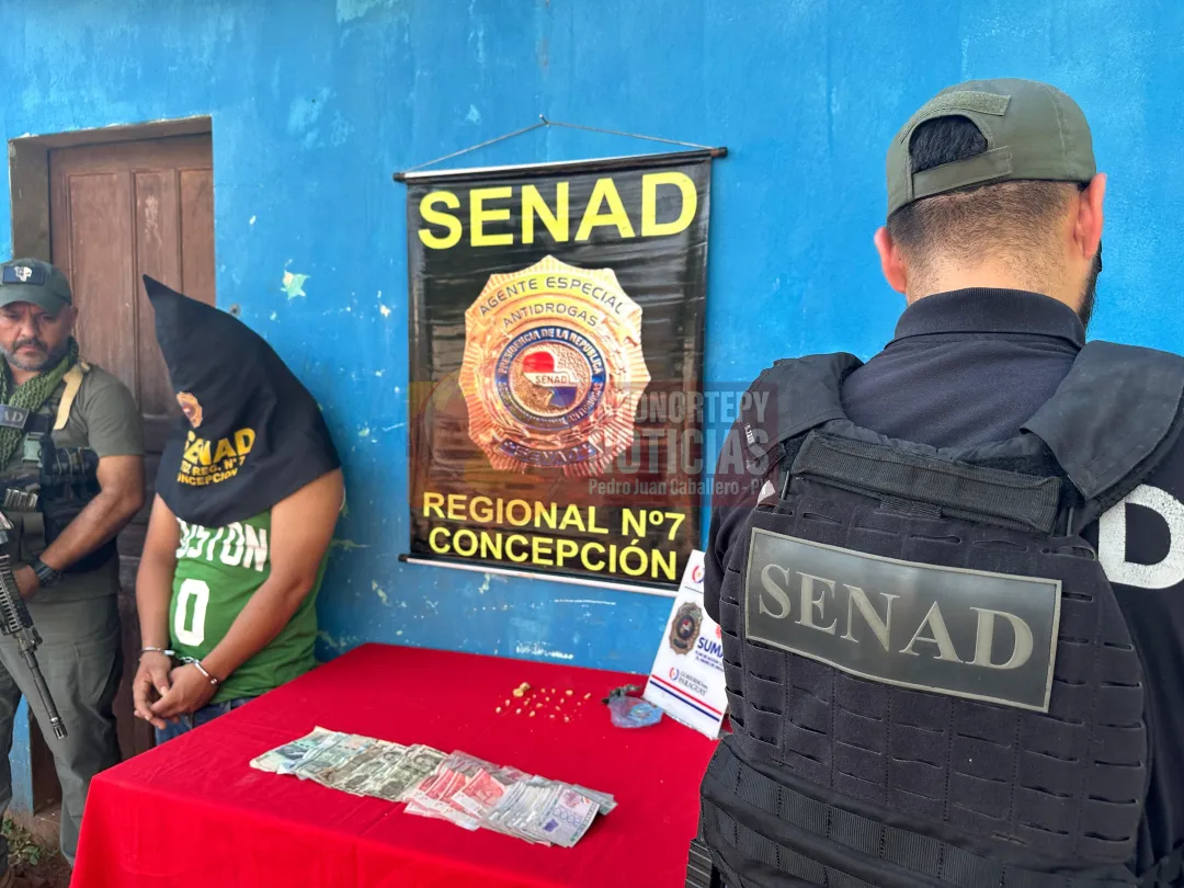 Anulan foco de venta de drogas en Yby Yau
