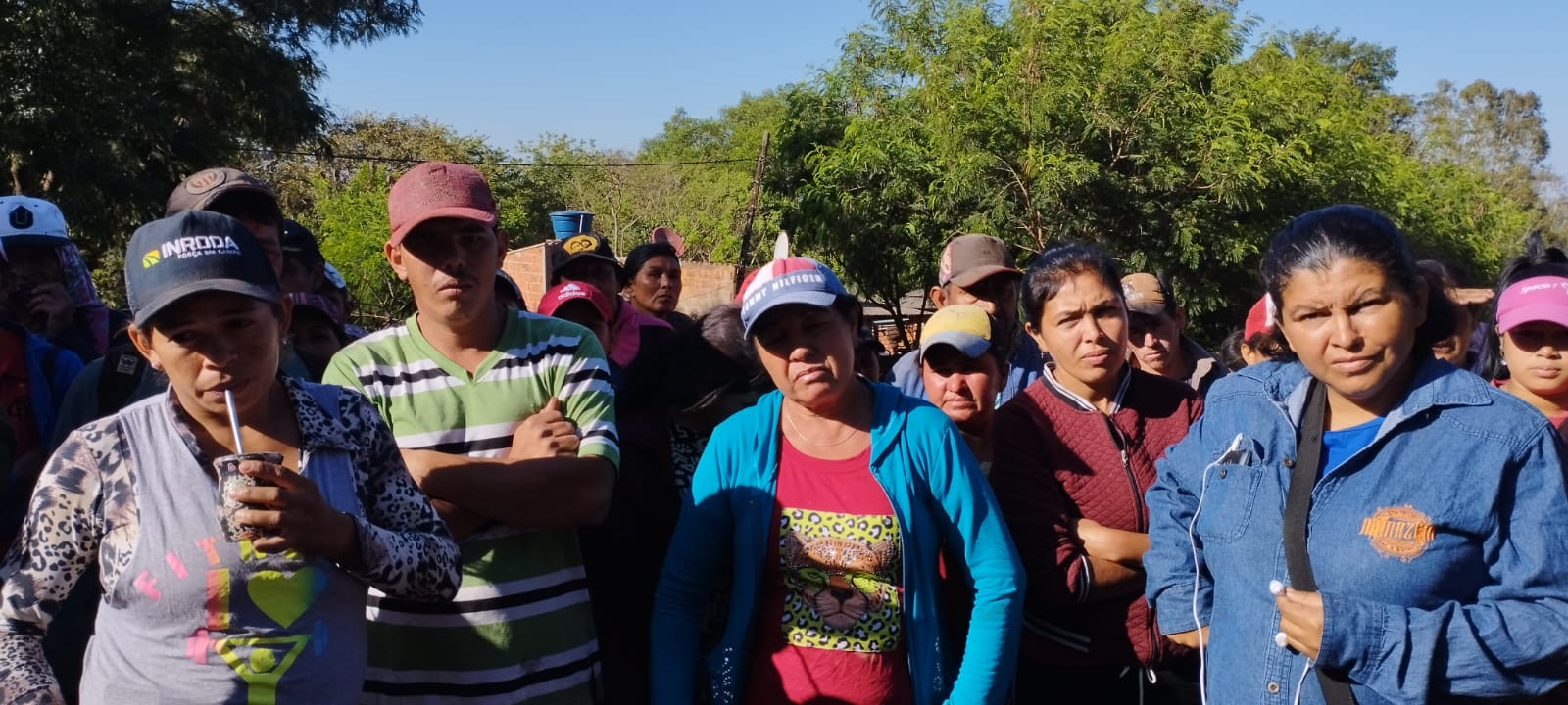 Reciclados se manifiestan en Pedro Juan